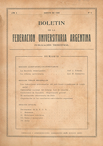 AméricaLee - Boletín de la Federación Universitaria Argentina 1