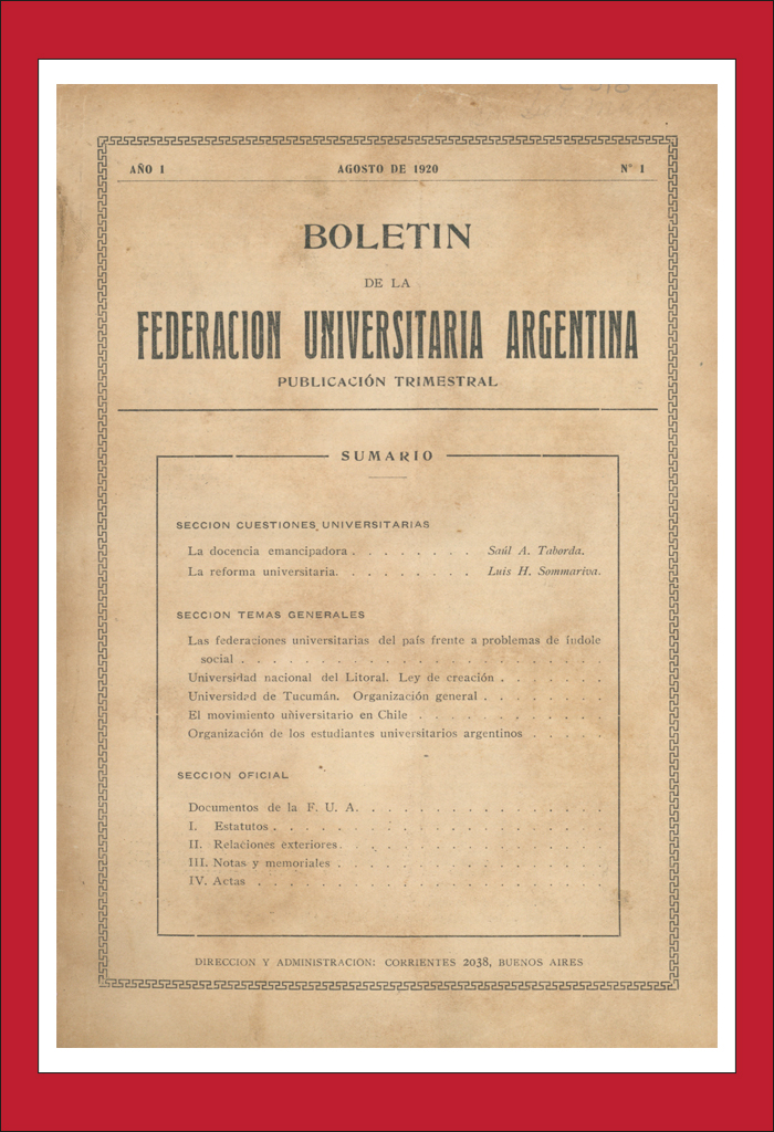 AméricaLee - Boletín de la Federación Universitaria Argentina