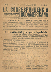 AméricaLee - Correspondencia Sudamericana 30 y 31