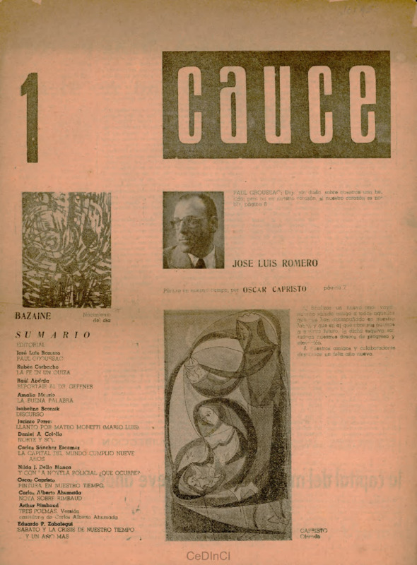 Cauce. Ex Alumnos del Colegio Nacional Almirante Guillermo Brown nº 1