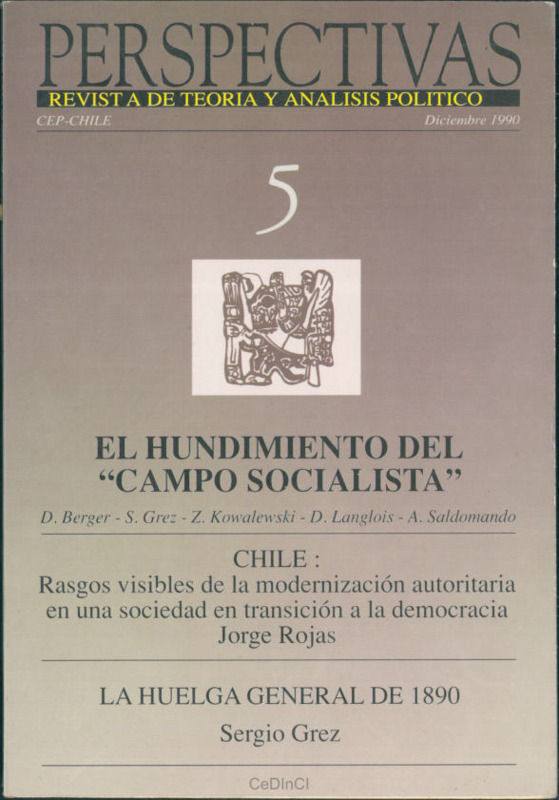 Perspectivas. Revista de teoría y análisis político nº5