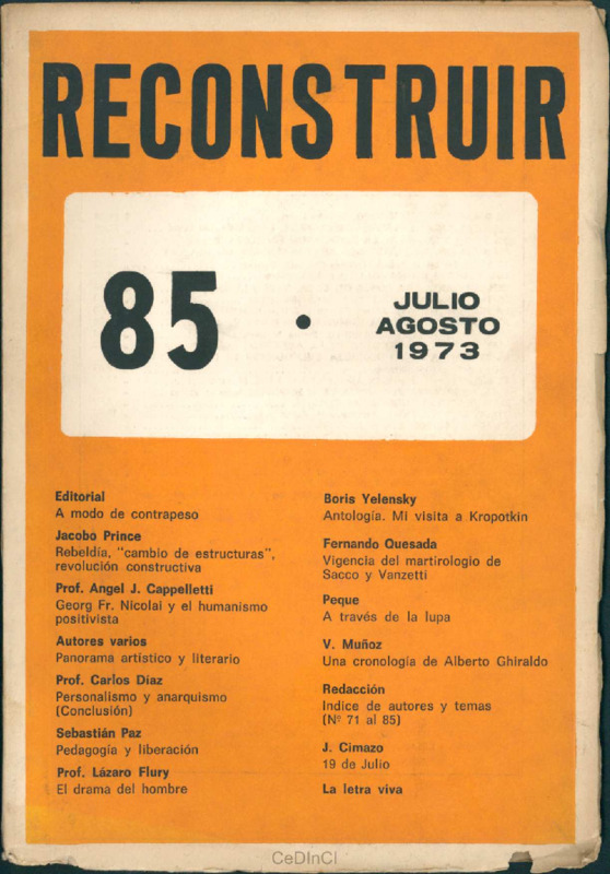 Reconstruir nº85