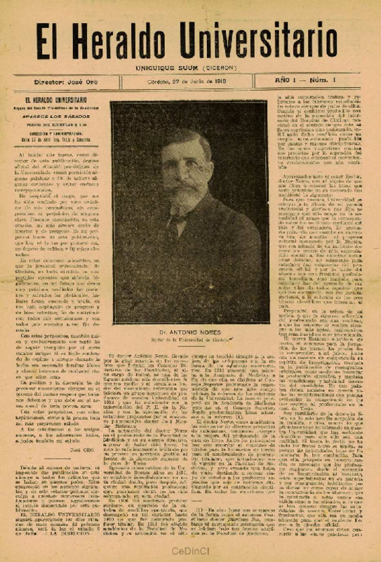 El Heraldo Universitario nº 1