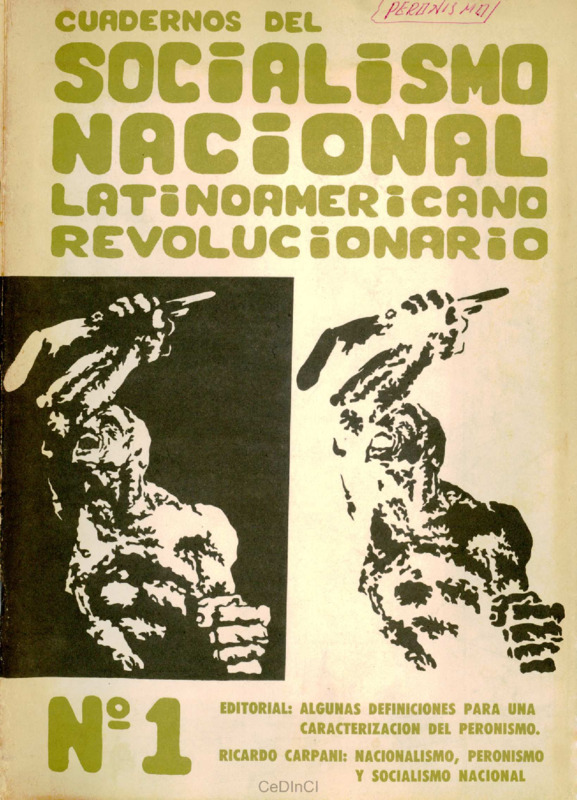 Cuadernos del Socialismo Nacional Latinoamericano Revolucionario nº 1