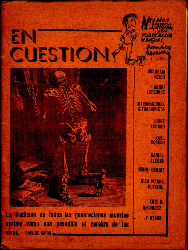 En Cuestión. Publicación Mensual nº 1