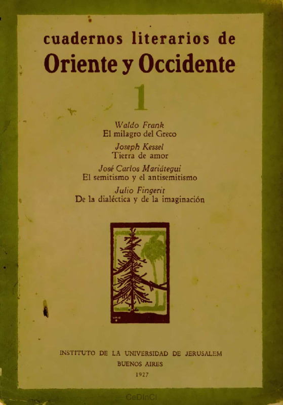 Cuadernos Literarios de Oriente y Occidente nº 1