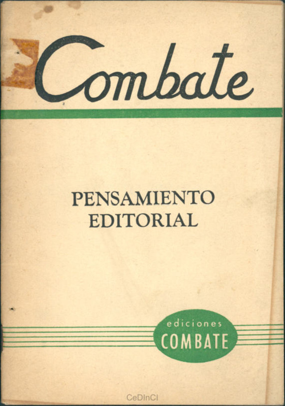 PENSAMIENTO EDITORIAL