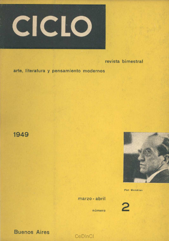Ciclo. Arte, literatura, pensamiento modernos nº 2